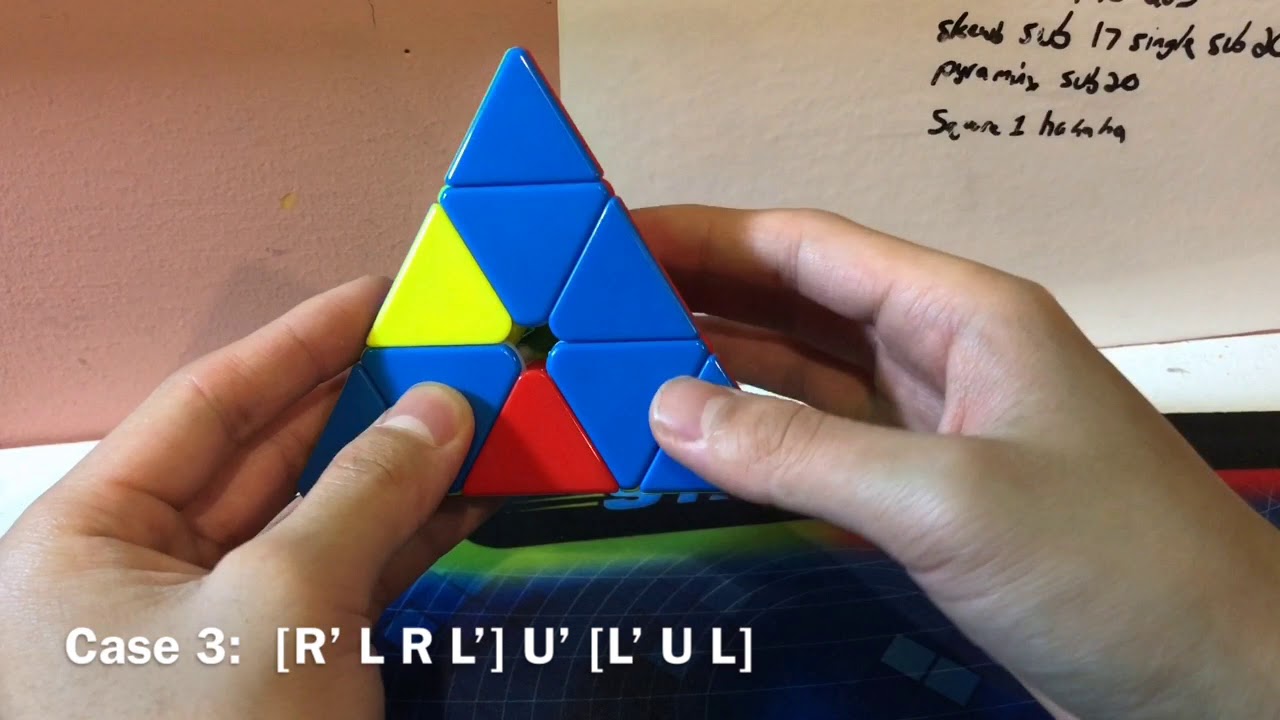 Beginner Last Layer Pyraminx Algorithms Youtube