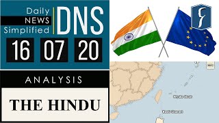 THE HINDU Analysis, 16 July 2020 (Daily News Analysis for UPSC) – DNS