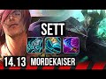 SETT vs MORDEKAISER (TOP) | 6 solo kills, 7/2/5 | EUNE Master | 14.13