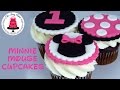 Minnie Mouse Cupcake Toppers - How To With The Icing Artist