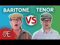 Difference between a TENOR and a BARITONE | with Mark Baxter | #DrDan