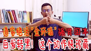 肾气不足白发多？道家绝活“金环指”！强肾固本，改善白头发【人体百科David伟】