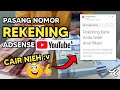 Cara Memasukan No Rekening Ke YouTube | Mengambil Gaji Dari YouTube 2021