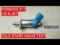 Air-cooled Porsche 911SC Bosch CIS K-Jetronic Cold Start Valve Continuity Test