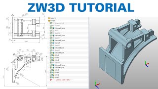 ZW3D Tutorial #1 | 3D Model Basic Beginners