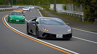 【スーパーカー搬入】🅿️🚙💨走行サウンド🎧宮ヶ瀬