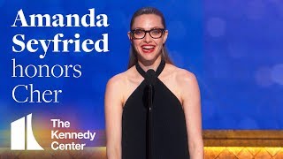 Amanda Seyfried on meeting Cher | 2018 Kennedy Center Honors