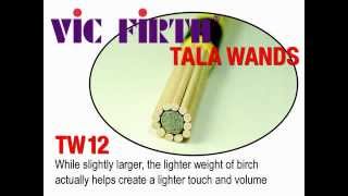 Steve Smith demonstrates the Vic Firth Tala Wands