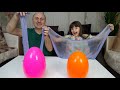 Sürpriz Yumurtadan Ne Çıkacak? Slime Challenge! Funny Kids Video Prenses Lina