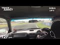 honda dc2 integra pukekohe wet lap on slicks