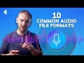 10 Common Audio File Formats