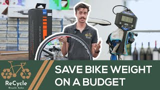 How to Save Weight on Your Bike On A BUDGET!