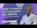 📥 How to Import CSV Files into SQL Server (Step-by-Step for Beginners)