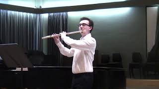 Chris Hill introduces and plays  Grand Polonaise by T Boehm on Flute with Piano  accompaniment.