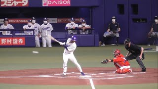 -2022.09.07-【NPB】２回裏 土田龍空 技アリ？変態？のレフト前安打！ 中日ドラゴンズ （vs広島）