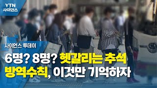 6명? 8명? 헷갈리는 추석 방역수칙, 이것만 기억하자 / YTN 사이언스