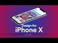 LIVE: Designing iPhone X mockup screens with Sketch LIVE: Designing iPhone X mockup screens with Sketch