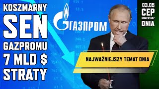 Wina Putina. Fatalne wyniki finansowe za 2023. Czarny scenariusz dla Gazpromu się sprawdza.