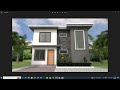 تصميم بيت بسيط بواسطة السكتش اب sketchup بالعربي