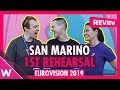 San Marino First Rehearsal: Serhat 