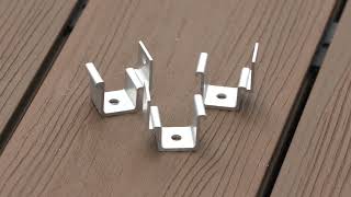 Clickdeck Product Details | Corner Bracket + Hold Down Clip