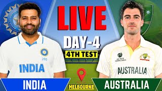 India vs Australia, 4th Test, Day 4 | IND vs AUS Live Match Today | Live Cricket Match | Session 3