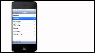 iPhone Page Scroll View