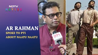 AR Rahman On Naatu Naatu And Upcoming Concert In Chennai