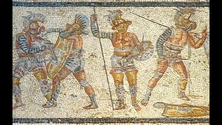 Excavations of the ancient Roman mosaics. Amazing discoveries riches treasures.