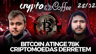 BITCOIN DERRETE + DADOS PCE, VEM MAIS QUEDA AI?