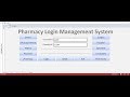 How to Create Pharmacy Management System in  Access using VBA - Full Tutorial