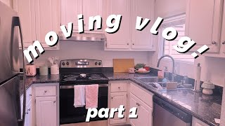 MOVING VLOG! shopping, touring my apartment, etc! | part 1 ♡