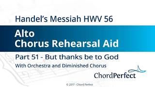 Handel's Messiah Part 51 - But thanks be to God - Alto Chorus Rehearsal Aid