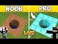 NOOB vs PRO: UNDERGROUND TUNNEL BUILD CHALLENGE with @Shivang02