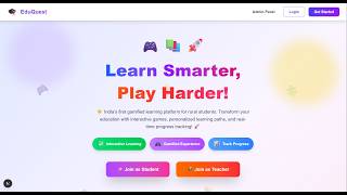 EduQuest (Gamified learning platform)