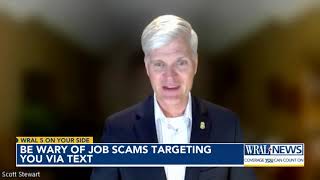 5 On Your Side: Be wary of job scams targeting you via text