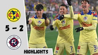 Club América vs New England Revolution | All Goals & Highlights | CONCACAF Champions Cup | 10/04/24