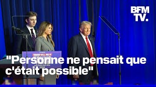 Présidentielle américaine: le discours de Donald Trump revendiquant sa victoire