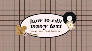 how to edit wavy text for your video 🌊