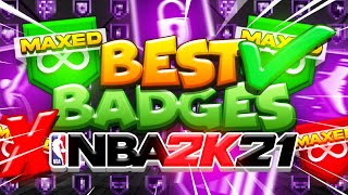 THE BEST BADGES TO USE FOR ALL BUILDS ON NBA2K21 NEXT GEN! THE MOST IMPORTANT BADGES TO USE IN 2K21!