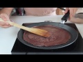 法式巧克力千層可麗餅蛋糕　做法　french chocolate mille crepe cake recipe