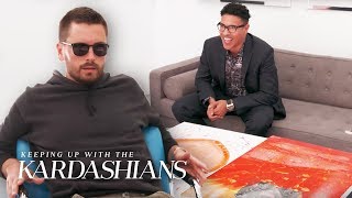 Scott Disick Is Shocked By How Much Khloé's Art Is Worth | KUWTK | E!