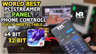 [Hindi Voice] FREE FIRE ORIGINAL MOBILE CONTROL PC STREAMER PANEL 🥵 FULLY UNDETECTED 🔥 LEGIT✅