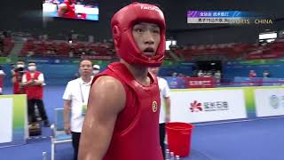 全运回放Full Match：武术散打男子75公斤级决赛：柳文龙VS张坤 | Wushu Sanda Men's 75kg Final | 2021 Chinese National Games 9月