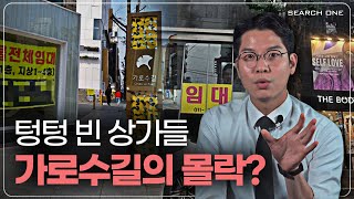 가로수길의 상권 몰락이 압구정 로데오에 미치는 영향