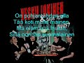 vesku jokinen u0026 sundin pojat olen suomalainen lyrics