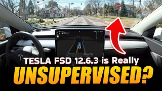 Tesla FSD 12.6.3 Real Day in the Life - Really Unsupervised?