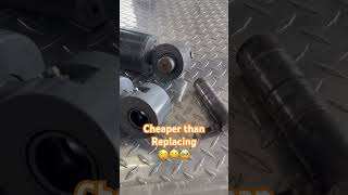 Clevis Repair to Hydraulic Cylinder #repair #hydraulic #renters