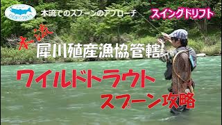 長野県犀川殖産漁協管轄「スプーンで狙う本流のワイルドトラウト」