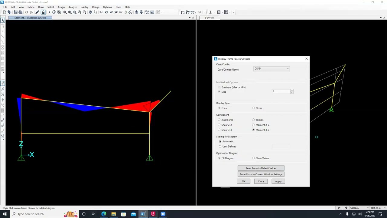 Tutorial 3 SAP2000: Analysis Of Frames And Slabs - YouTube